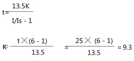 JGL-11整定舉例結(jié)論 JGL-11整定舉例結(jié)論