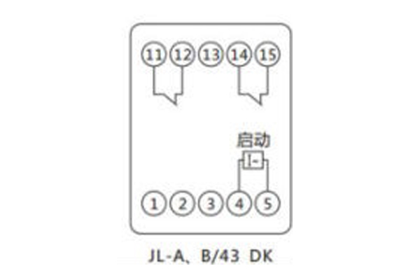 JL-A/43DK接線(xiàn)圖 JL-A/43DK接線(xiàn)圖